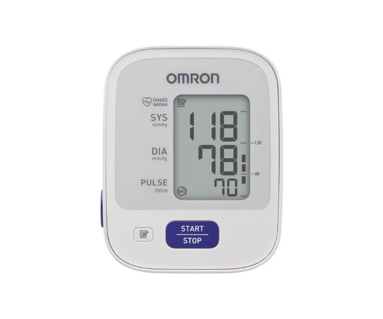 Alternative view of Omron M2 bovenarm bloeddrukmeter (model 2015 - 2019)