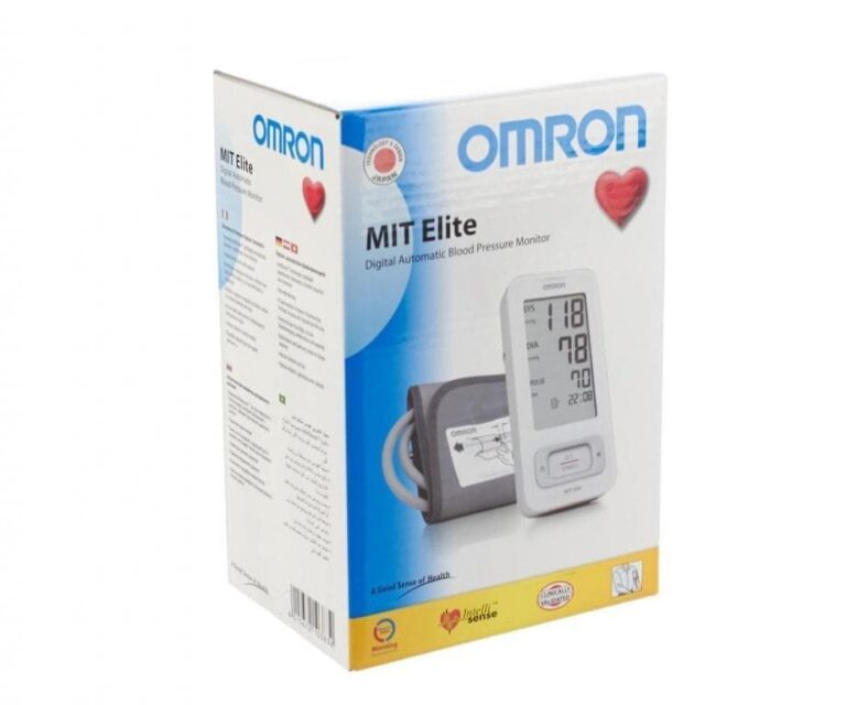 Alternative view of Omron MIT Elite bloeddrukmeter
