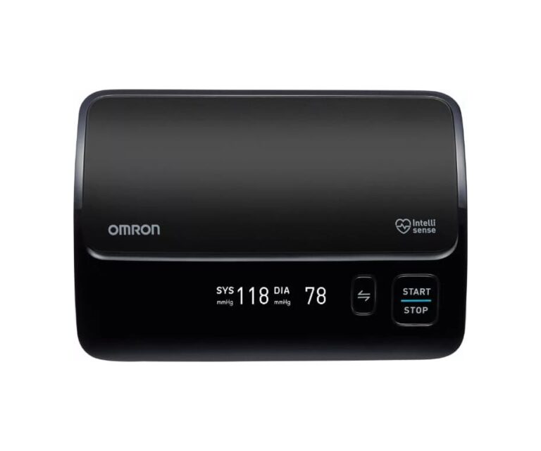 Alternative view of Omron EVOLV bloeddrukmeter