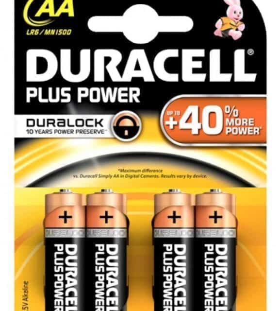 Duracell AA batterijen (4 stuks)