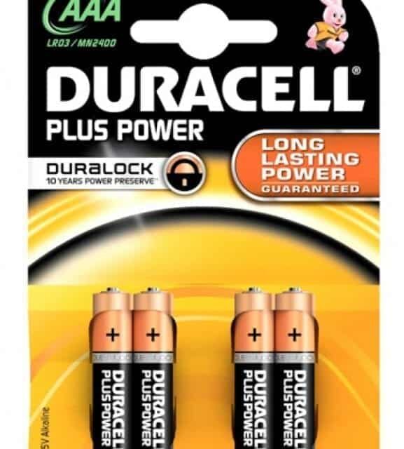 Duracell AAA batterijen Plus Power (4 stuks)