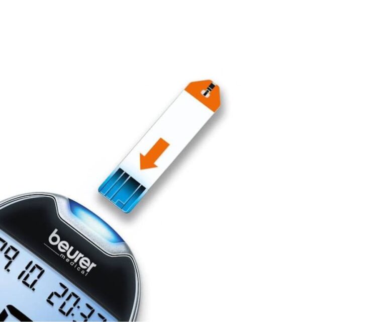 Alternative view of Beurer GL 44 mmol/l glucosemeter (zwart)