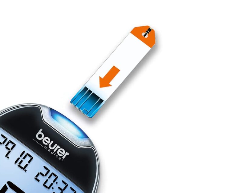 Alternative view of Beurer GL 44 mg/dl glucosemeter