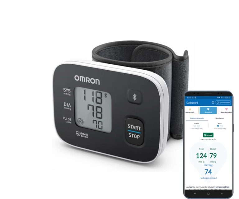 Omron RS3 Intelli IT polsbloeddrukmeter met smartphone verbinding