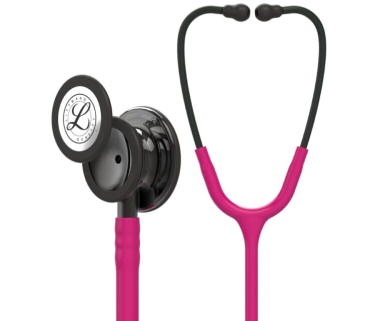 Littmann Classic III Special Edition stethoscoop 5871 (framboos met gerookt borststuk)