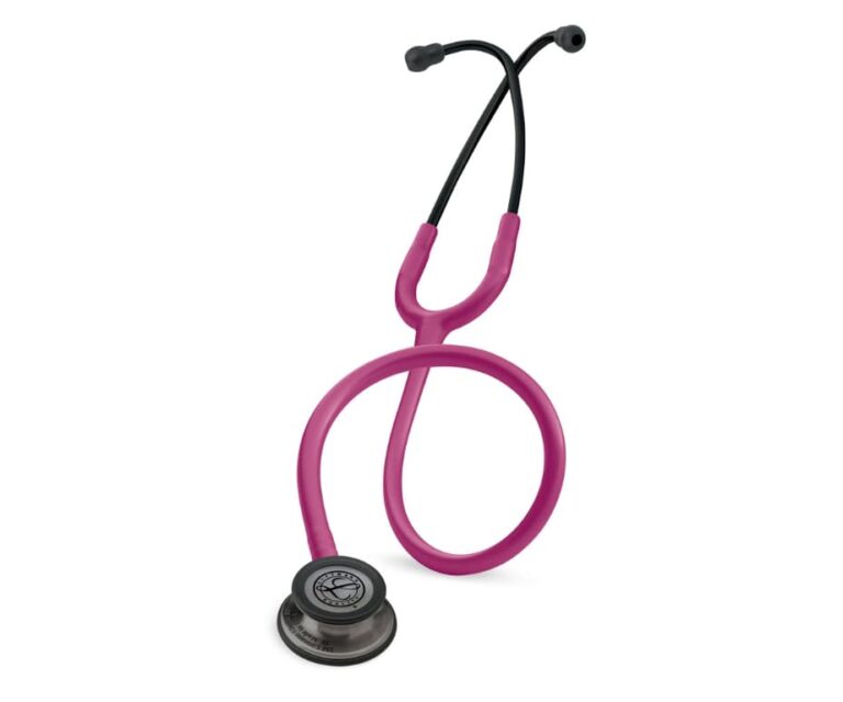 Alternative view of Littmann Classic III Special Edition stethoscoop 5871 (framboos met gerookt borststuk)