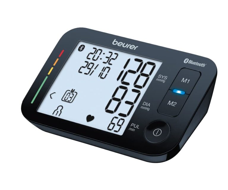 Alternative view of Beurer BM 54 BT bovenarm bloeddrukmeter met smartphone verbinding
