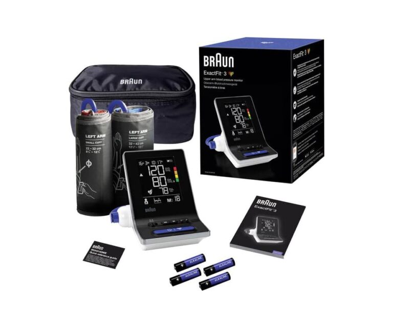 Alternative view of Braun Exactfit 3 bloeddrukmeter