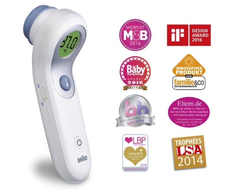 Alternative view of Braun NTF3000WE contactloos + contact voorhoofdthermometer