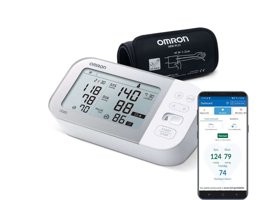 Omron X7 Smart AFib bloeddrukmeter
