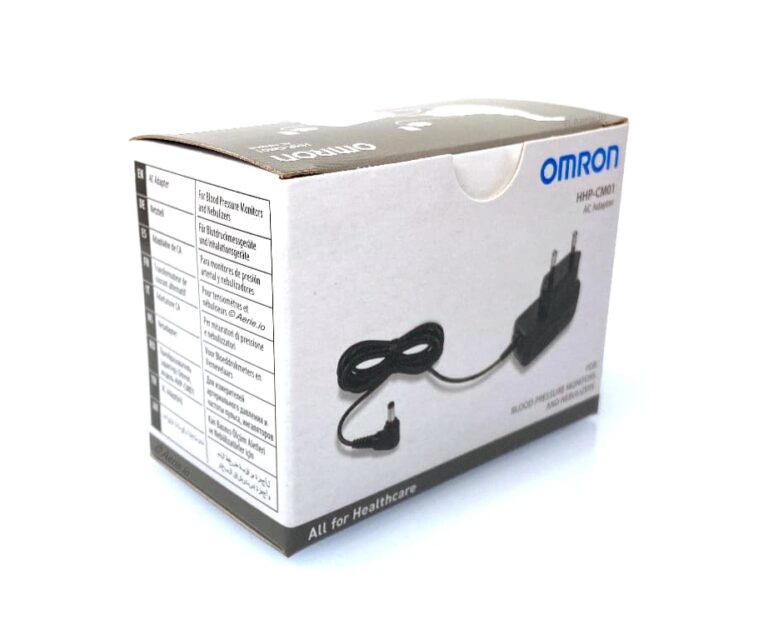 Alternative view of Omron lichtnetadapter voor bovenarm bloeddrukmeters