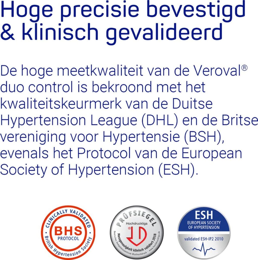 Hartmann Veroval® Duo Control bovenarm bloeddrukmeter met medium manchet (22 - 32 cm bovenarm omtrek) - Afbeelding 12