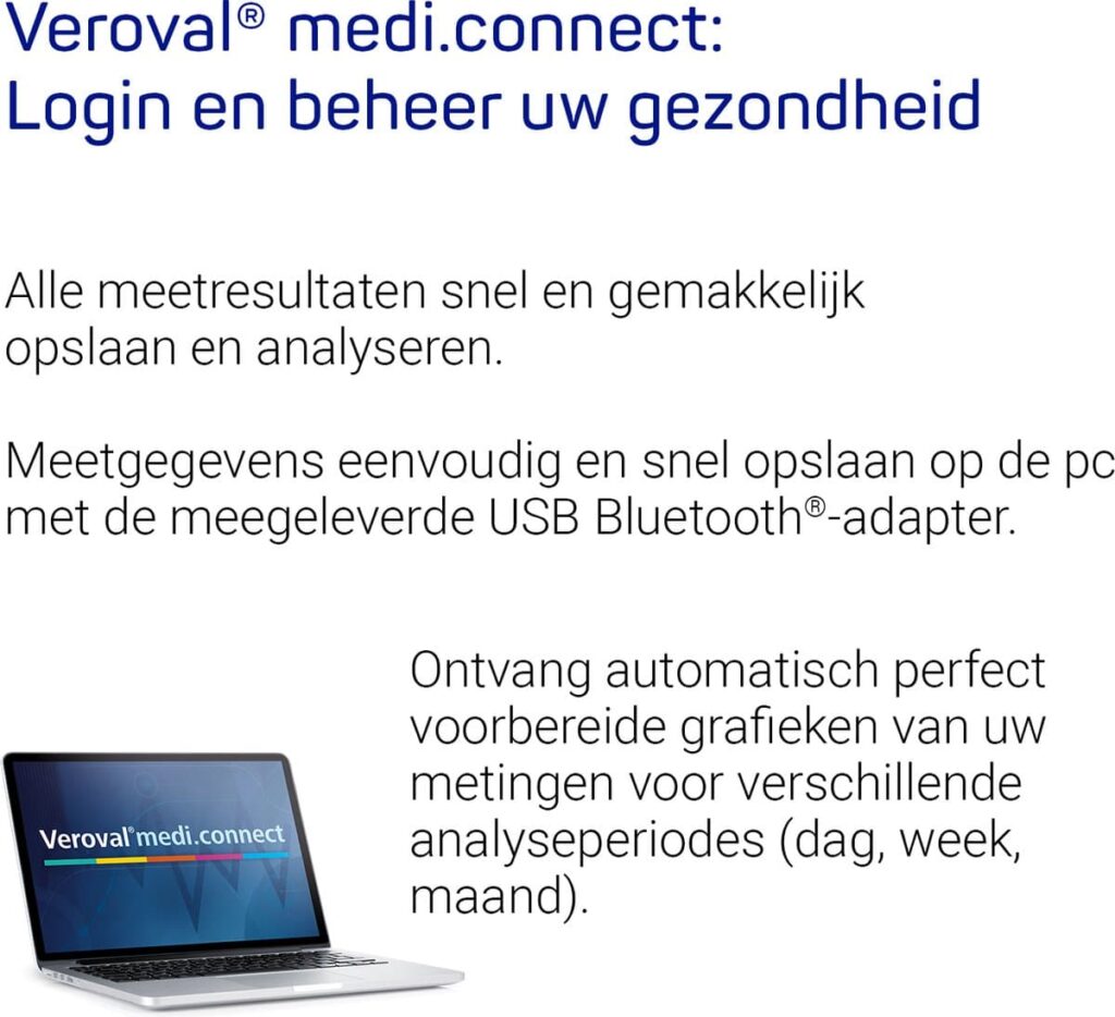 Hartmann Veroval® Duo Control bovenarm bloeddrukmeter met medium manchet (22 - 32 cm bovenarm omtrek) - Afbeelding 10