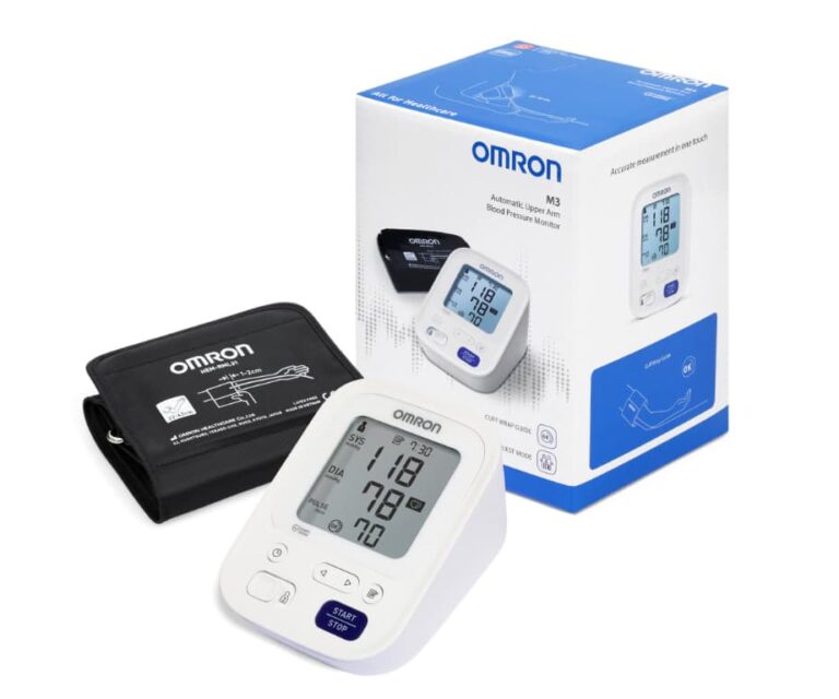 Alternative view of Omron M3 bovenarm bloeddrukmeter met kindermanchet (17 - 22 cm)