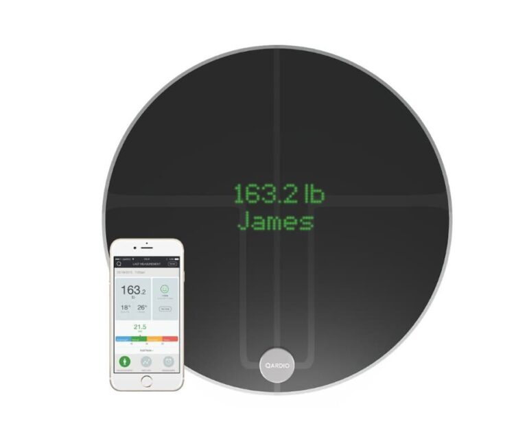 QardioBase 2 weegschaal (Volcanic Black)