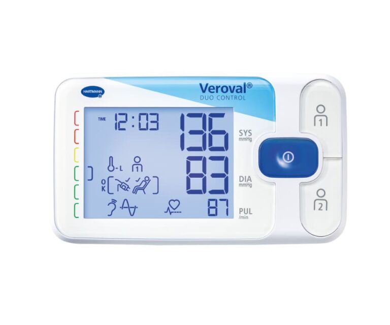 Alternative view of Hartmann Veroval® Duo Control bovenarm bloeddrukmeter met large manchet (32 - 42 cm bovenarm omtrek)