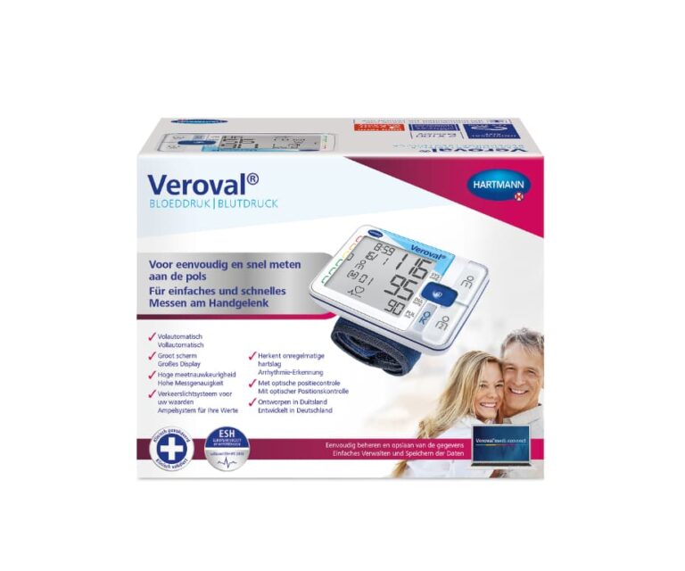 Doos van de Hartmann Veroval® Premium polsbloeddrukmeter