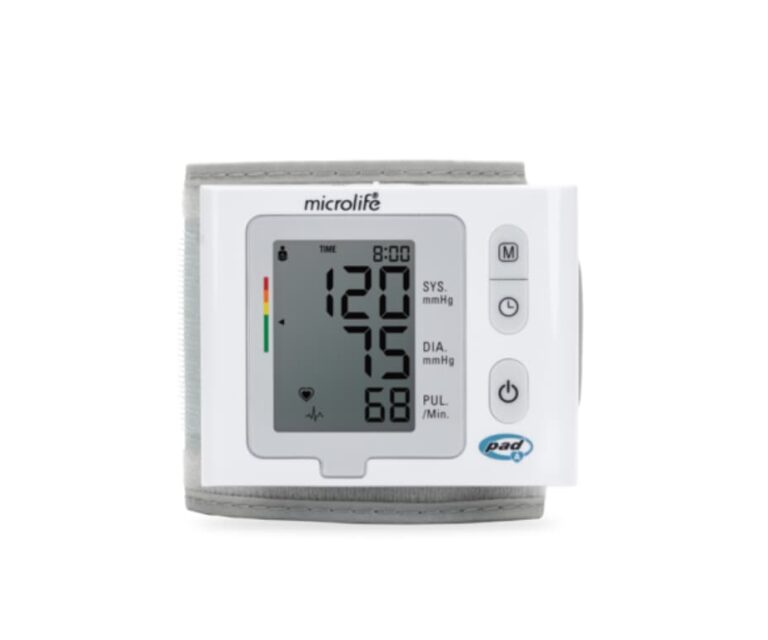 Alternative view of Microlife BP W2 Slim polsbloeddrukmeter