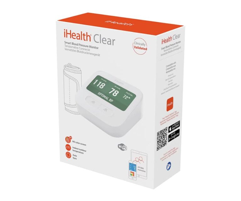 Alternative view of iHealth Clear Smart BPM1 bovenarm bloeddrukmeter