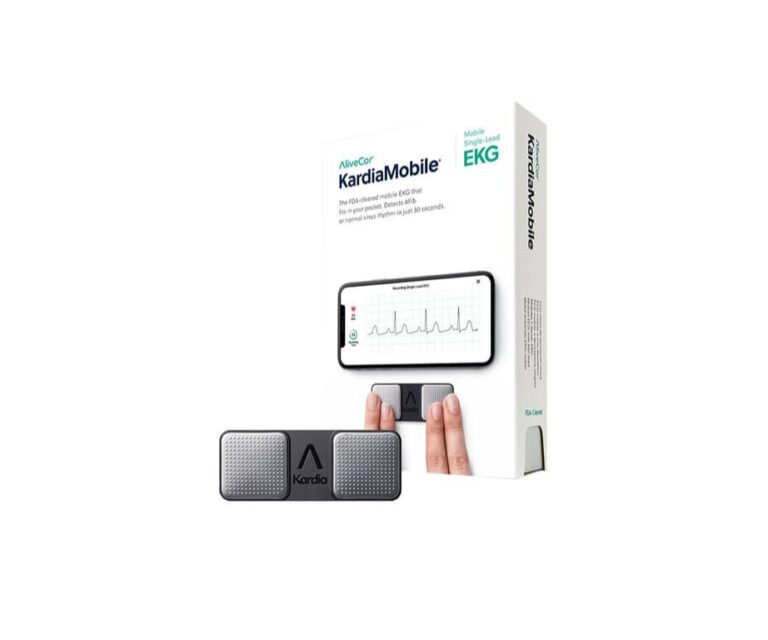 Alternative view of AliveCor KardiaMobile 1-kanaal ECG-apparaat - Snel een Hartfilmpje maken - Detecteert Atriumfibrilleren