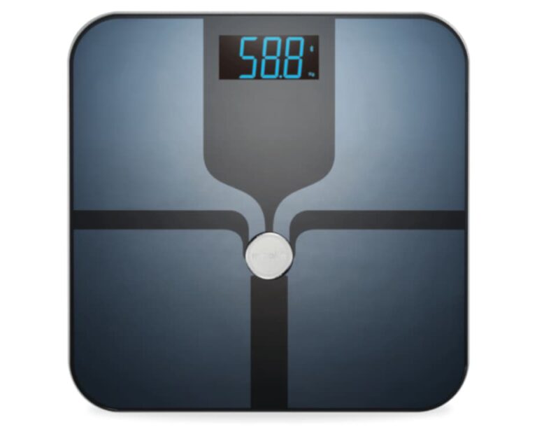 Alternative view of Microlife WS 200 BT lichaamsanalyse weegschaal met smartphone verbinding