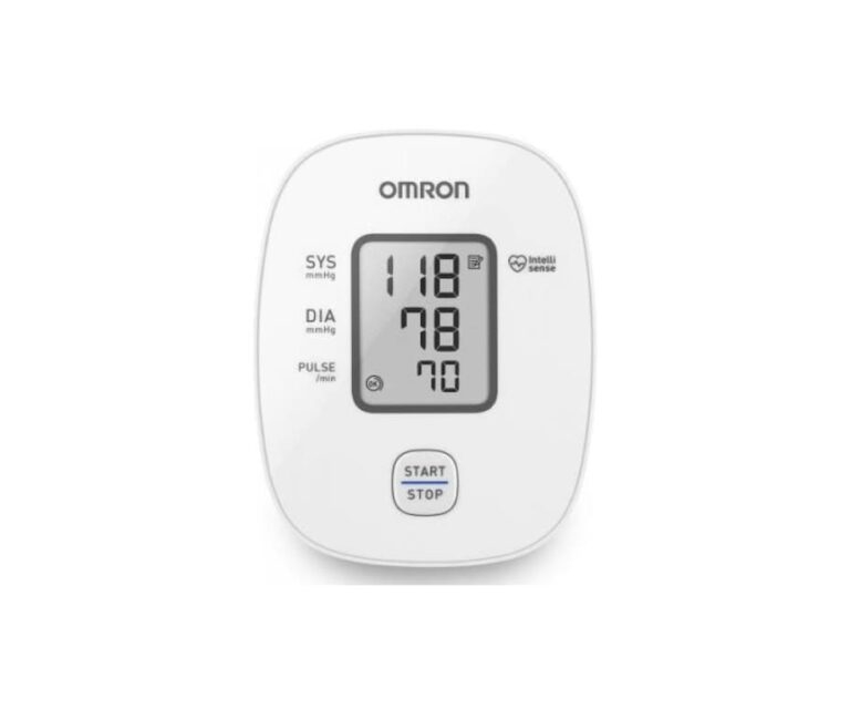 Alternative view of Tweedekans Omron M2 Basic bovenarm bloeddrukmeter (model 2020 - 2025)