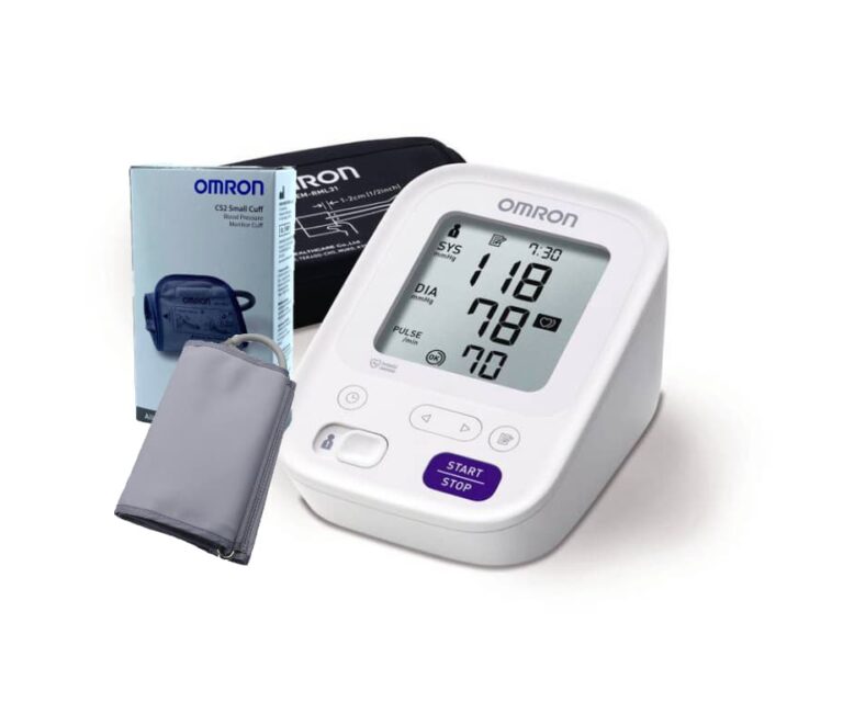 Omron M3 bovenarm bloeddrukmeter met kindermanchet (17 - 22 cm)