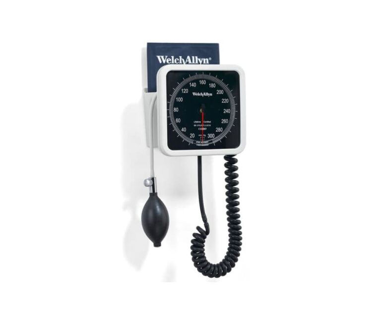 Welch Allyn 767 professionele handmatige bloeddrukmeter wandmodel compleet
