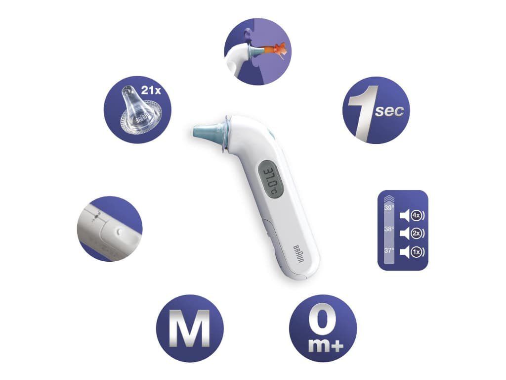 Braun ThermoScan® 3 IRT3030 oorthermometer - Afbeelding 8