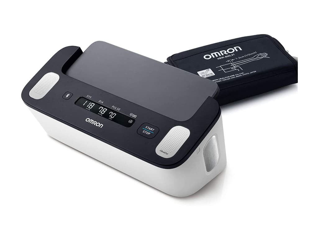 Omron Complete bovenarm bloeddrukmeter met ECG-functie en manchet