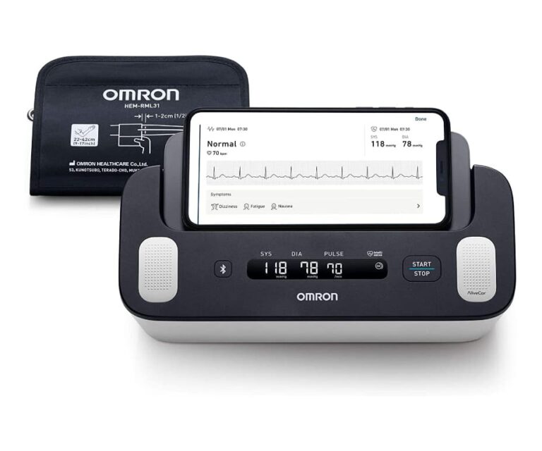 Alternative view of Omron Complete Elektrocardiogram (hartfilmpje) en bloeddrukmeter