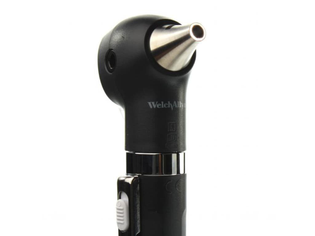 Otoscoopkop van de Welch Allyn Pocket Plus LED otoscoop