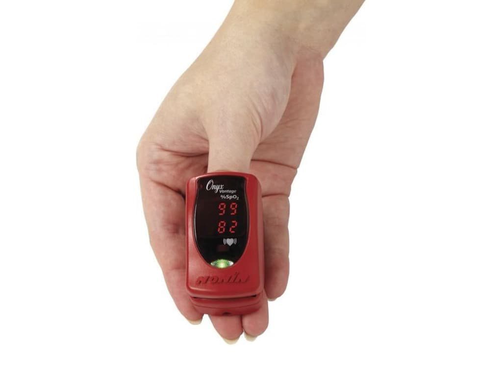 Nonin Onyx Vantage 9590 vingerpulsoximeter (rood) - Afbeelding 4