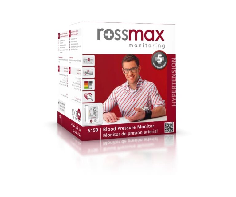 Alternative view of Rossmax S150 polsbloeddrukmeter