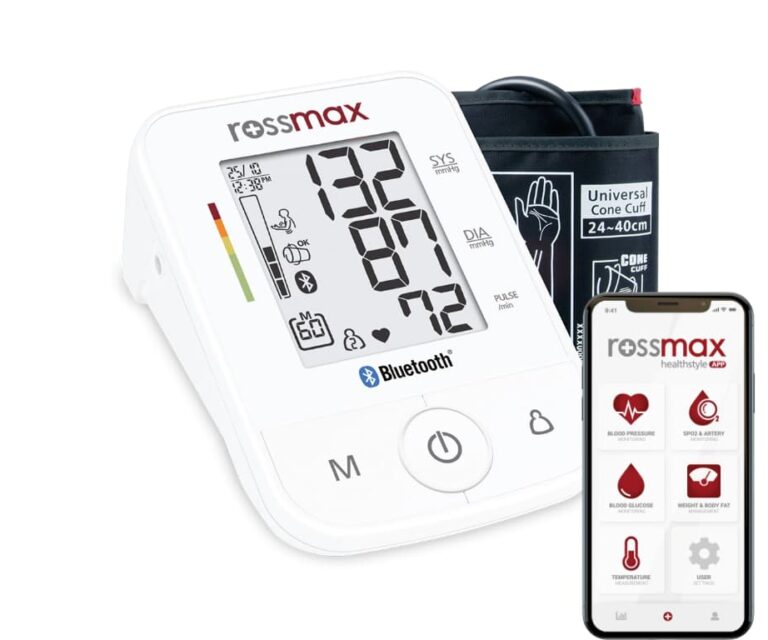 Rossmax X3 BT bovenarm bloeddrukmeter met smartphone verbinding