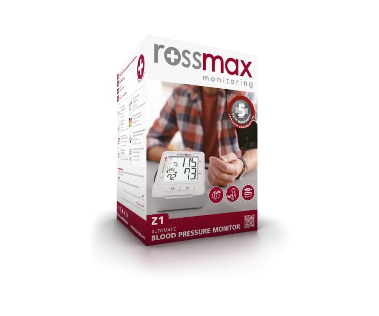 Alternative view of Rossmax Z1 bovenarm bloeddrukmeter met kindermanchet (18 – 26 cm)