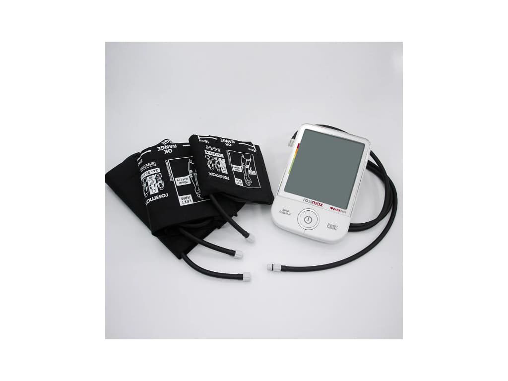 Rossmax X9 bovenarm bloeddrukmeter met drie verschillende maten manchetten