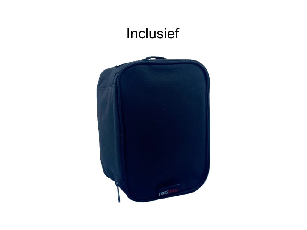 Opbergetui van de Rossmax X9 BT bovenarm bloeddrukmeter