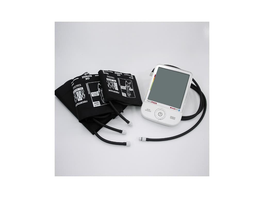 Rossmax X9 BT bovenarm bloeddrukmeter met drie verschillende maten manchetten