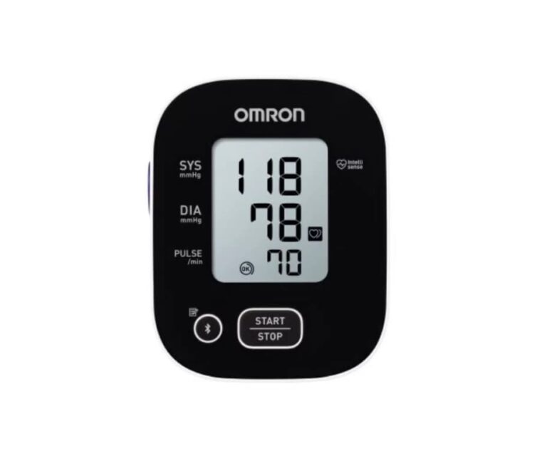 Alternative view of Omron M2 Intelli IT+ bovenarm bloeddrukmeter (model 2024 – 2025)