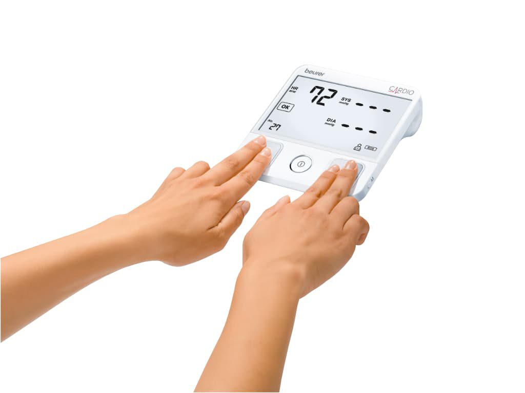 Beurer BM 93 Cardio 1-kanaals ECG en bovenarm bloeddrukmeter - Afbeelding 5