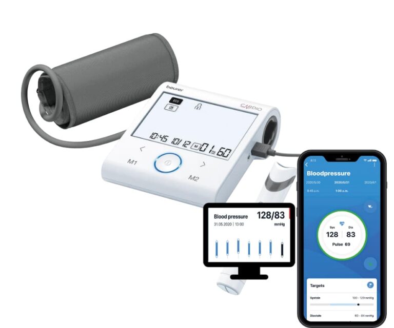 Beurer BM 96 Cardio 1-kanaals ECG en bovenarm bloeddrukmeter