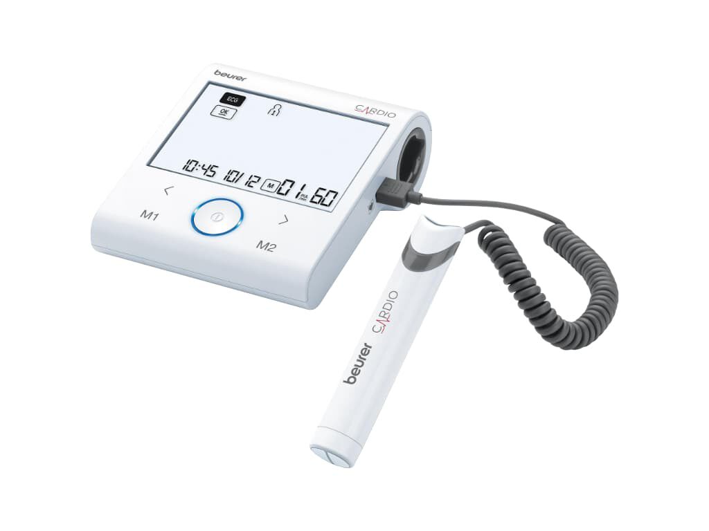 Beurer BM 96 Cardio 1-kanaals ECG en bovenarm bloeddrukmeter met ECG-stick