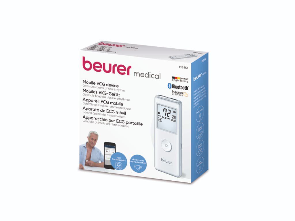 Beurer ME 90 BT mobiele 1-kanaals ECG met smartphone verbinding - Afbeelding 4