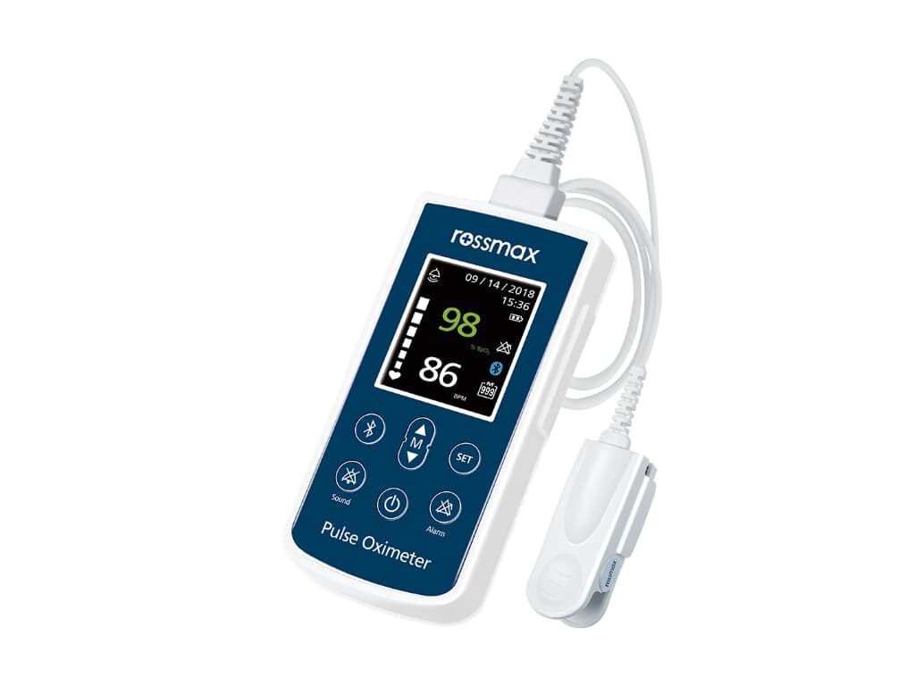 Rossmax SA310 handheld pulsoximeter met smartphoneverbinding - Afbeelding 3