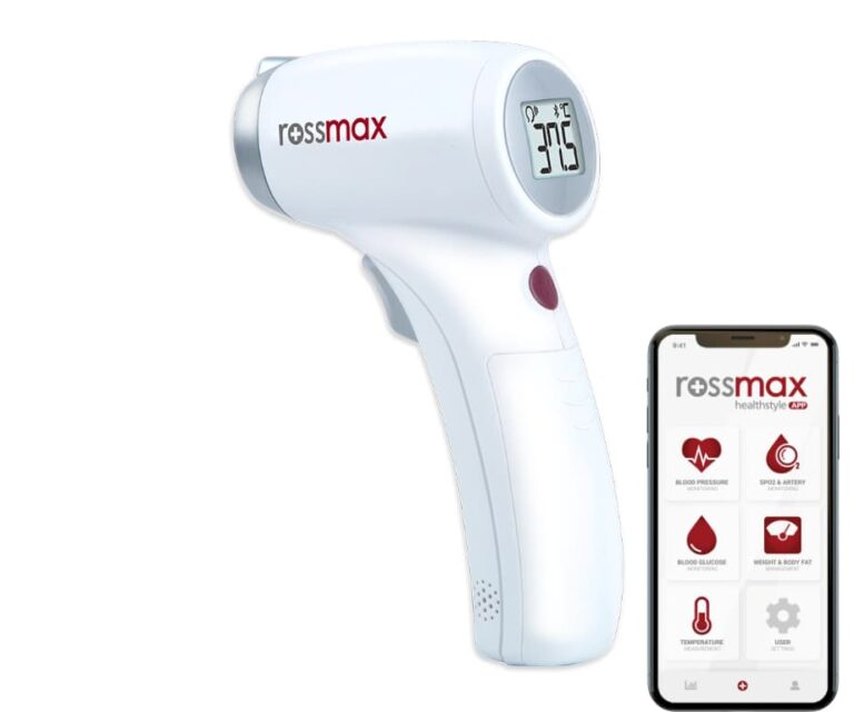 Rossmax HC700 BT contactloze thermometer met smartphone verbinding