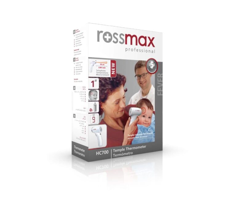 Doos van de Rossmax HC700 BT contactloze thermometer
