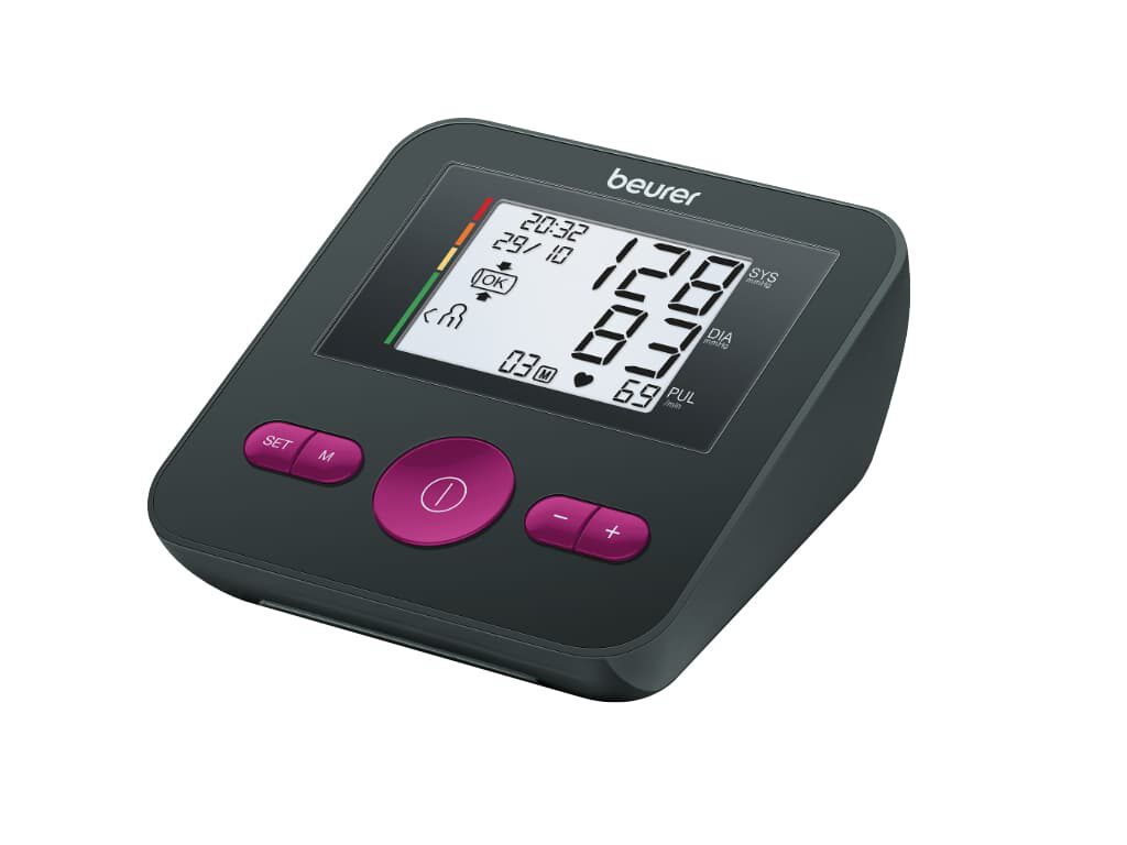 Beurer BM 27 Limited Edition zwart/roze bovenarm bloeddrukmeter
