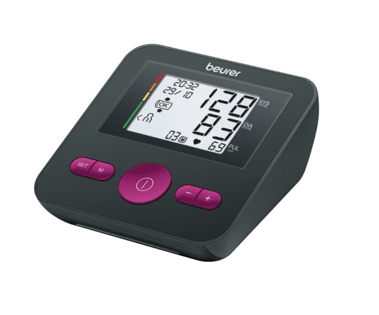 Alternative view of Beurer BM 27 Limited Edition zwart / roze bovenarm bloeddrukmeter