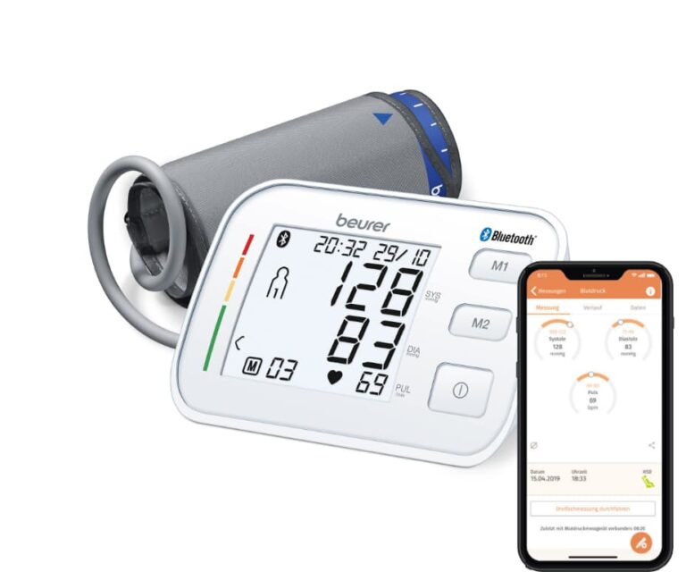 Beurer BM 57 BT bovenarm bloeddrukmeter met smartphone verbinding